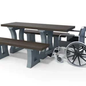 TABLE DE PIQUE-NIQUE ADAPTÉE AUX PMR ARIZONA ÉCO