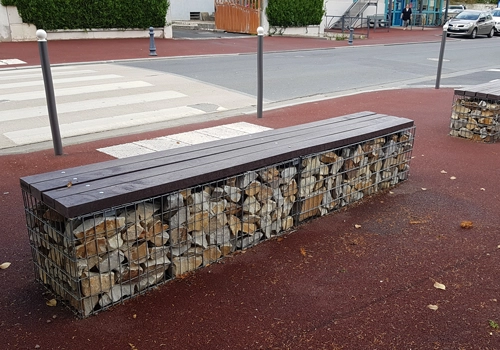 ASSISES SUR GABION