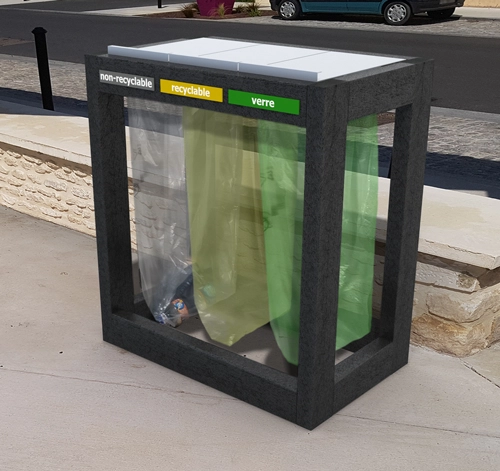 POINT-TRI 3 SACS VIGIPIRATE AVEC TRAPPES