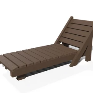 Quand l’espace public devient confort et détente. Avec les chaises longues ÉQUATEUR, plus de souci d’entretien. Une vraie alternative au bois.