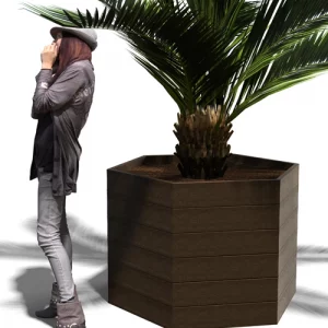 JARDINIÈRES ESPACE HEXAGONALES