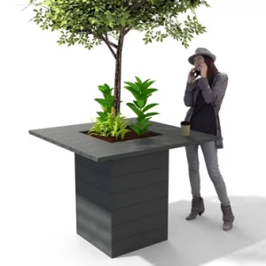 MANGE-DEBOUT AVEC JARDINIÈRE ESPACE