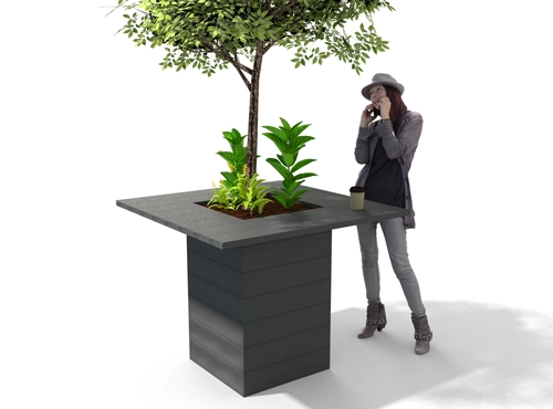 MANGE-DEBOUT AVEC JARDINIÈRE ESPACE