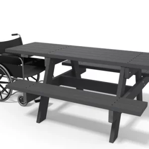TABLE DE PIQUE-NIQUE ADAPTÉE AUX PMR PARC ÉCO