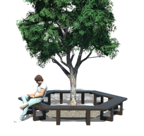 TOUR D'ARBRE ESCAPADE Ø350 CM